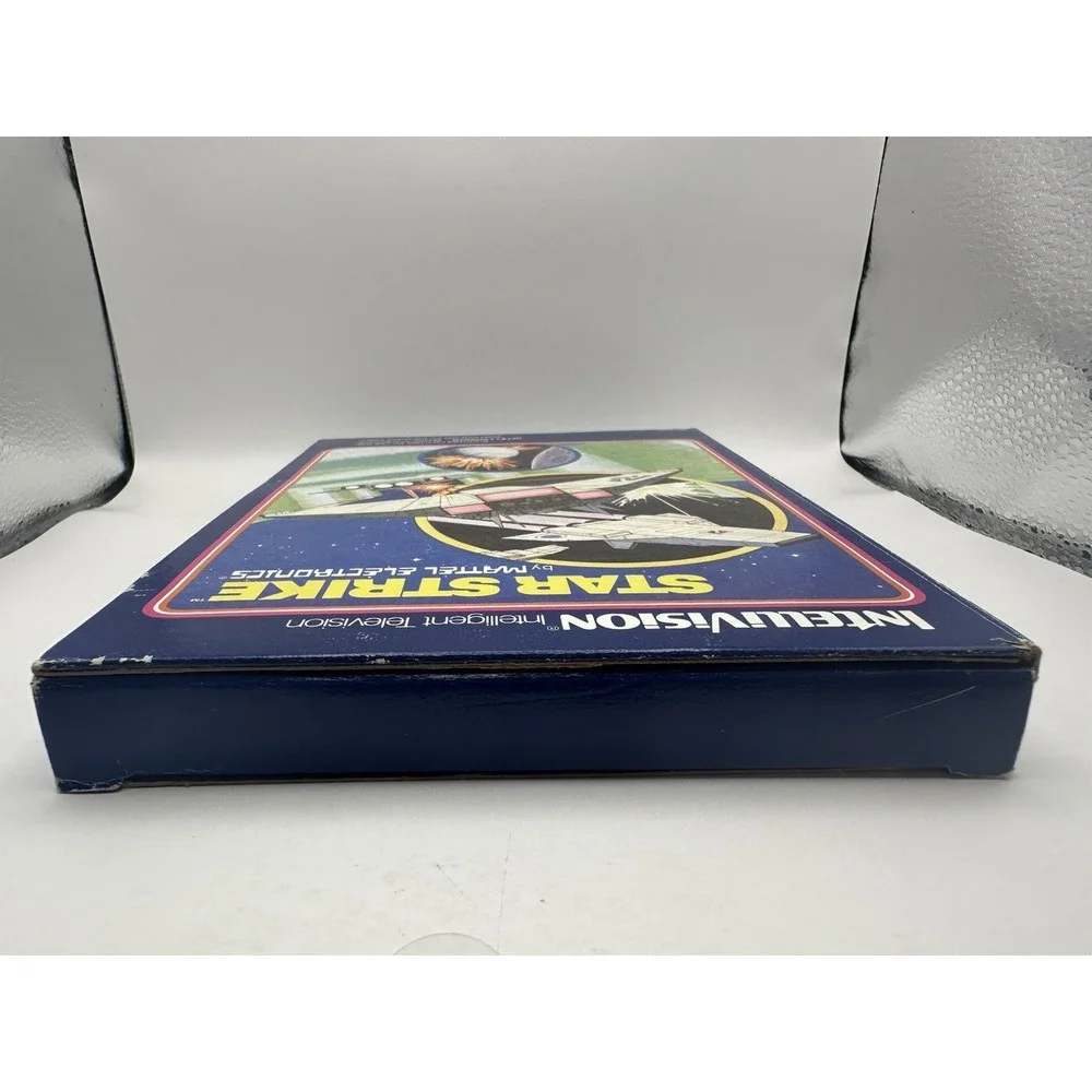 Star Strike Mattel Electronics Intellivision Game Cartridge Manual Inserts Box